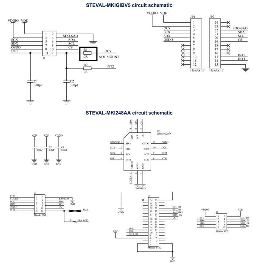 Schematic - STMicroelectronics STEVAL-MKI248KA Evaluation Kit